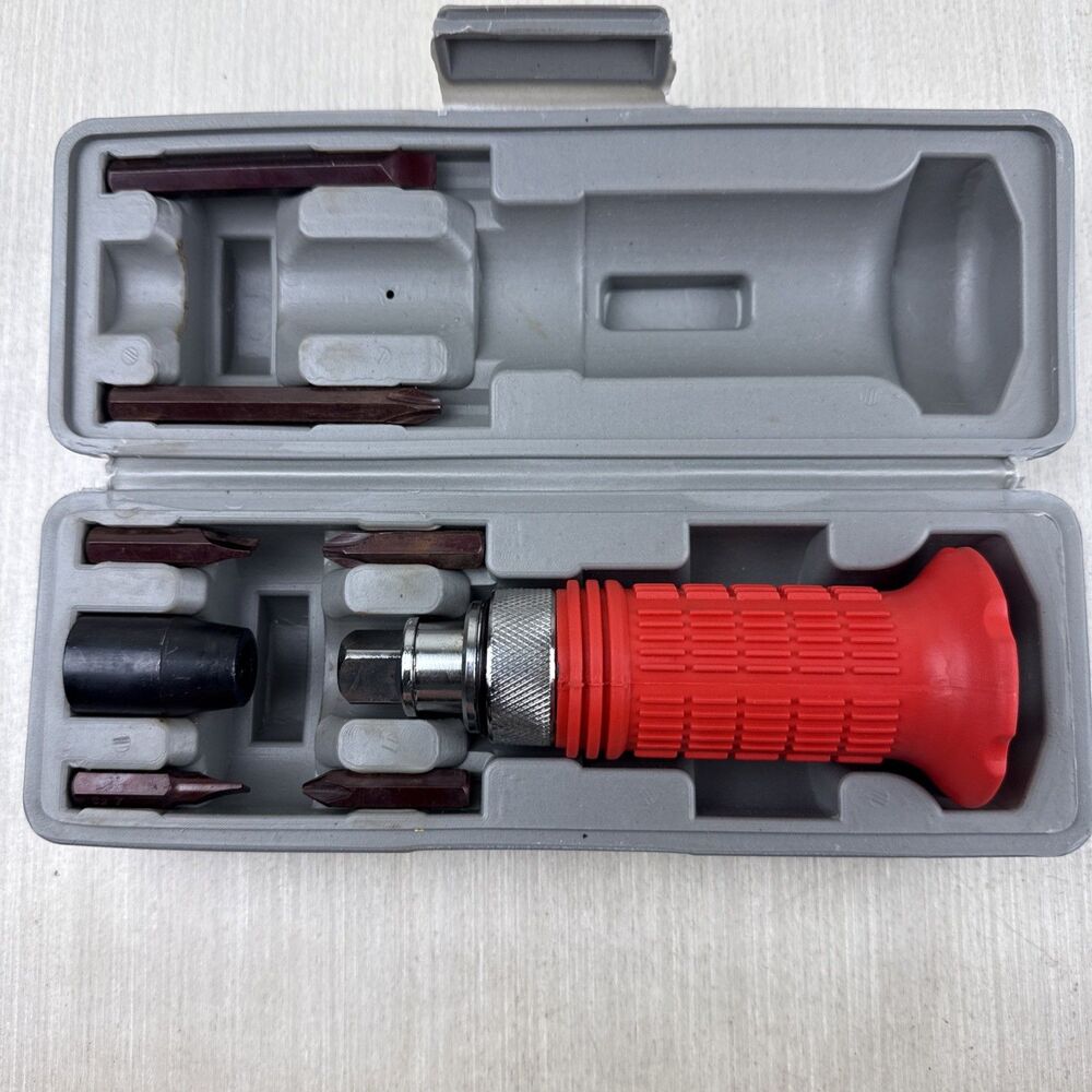 PITTSBURGH 6 Bit Impact Screwdriver Set w/Organized Storage Case #64812